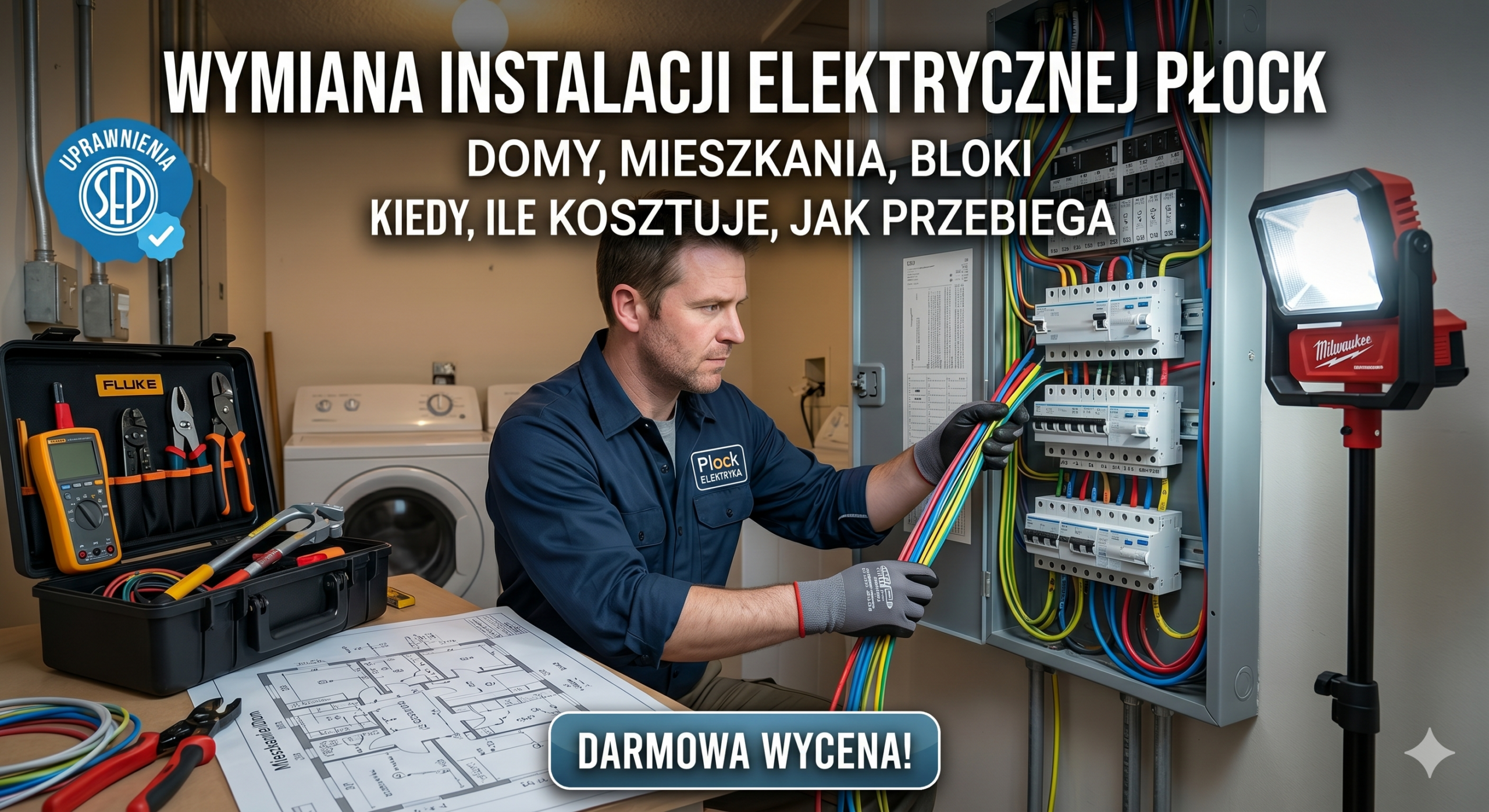 Wymiana Instalacji Elektrycznej – Dom i Mieszkanie Płock
